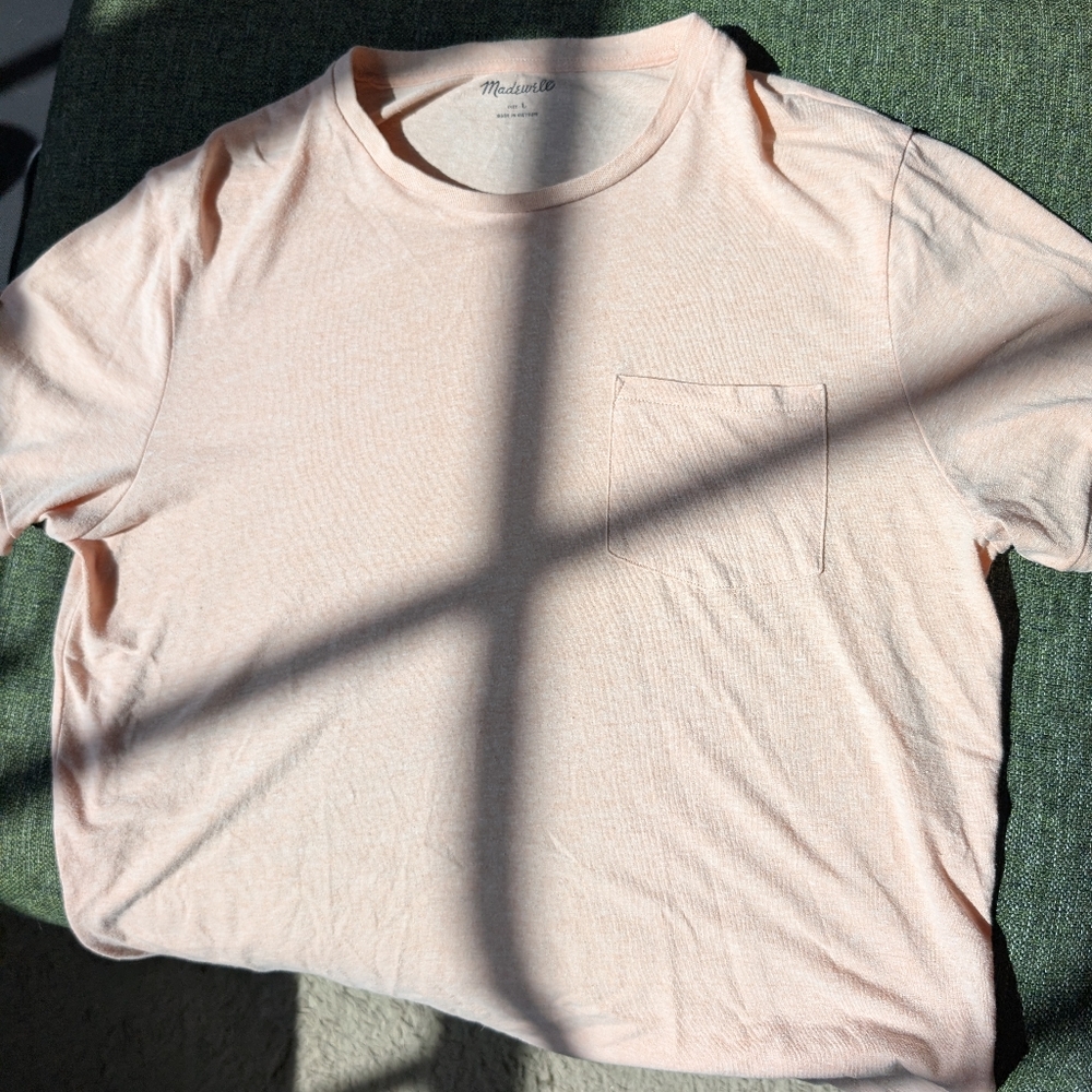 Light Pink Pocket T-Shirt